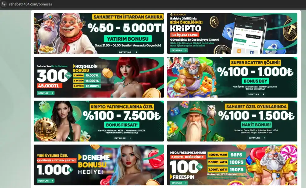 Sahabet aktif bonusu