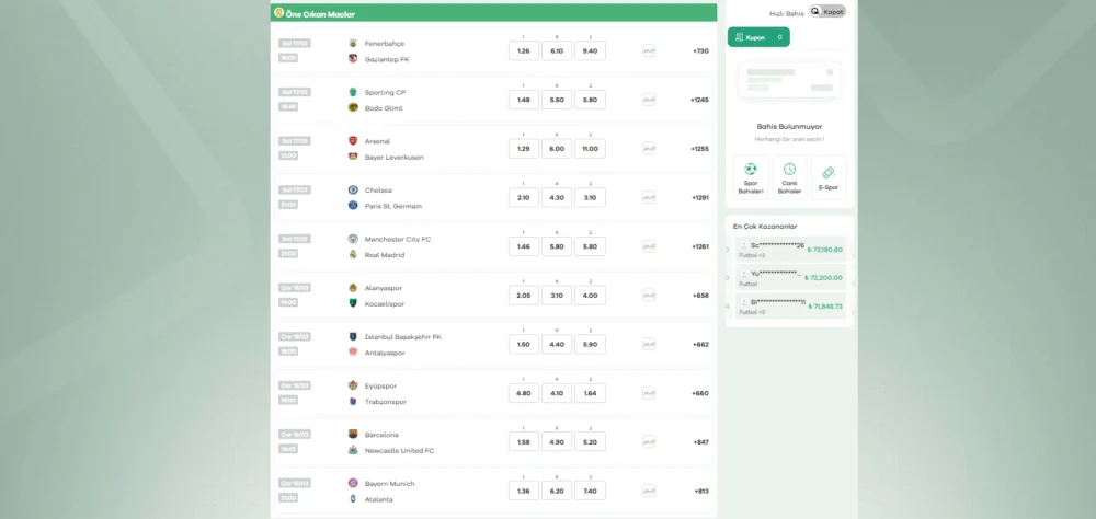 Sahabet guncel giris spor bahisleri ekrani